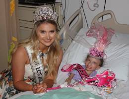 Miss Los Angeles County brings princess spirit to LLU Children’s Hospital patients