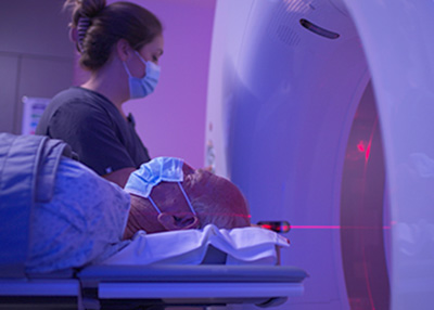 Thomas Hendrix undergoes a PSMA PET scan