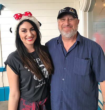 William Scalese with his granddaughter