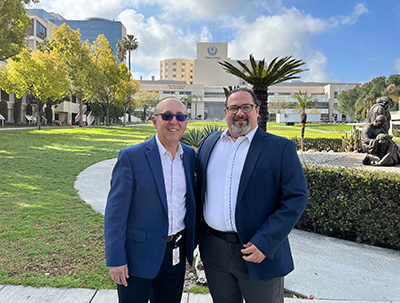 Dr. Carlos Casiano (left) and Dr. Frankis Almaguel (right)