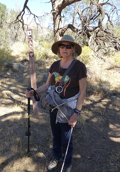 Gail Perszyk hiking