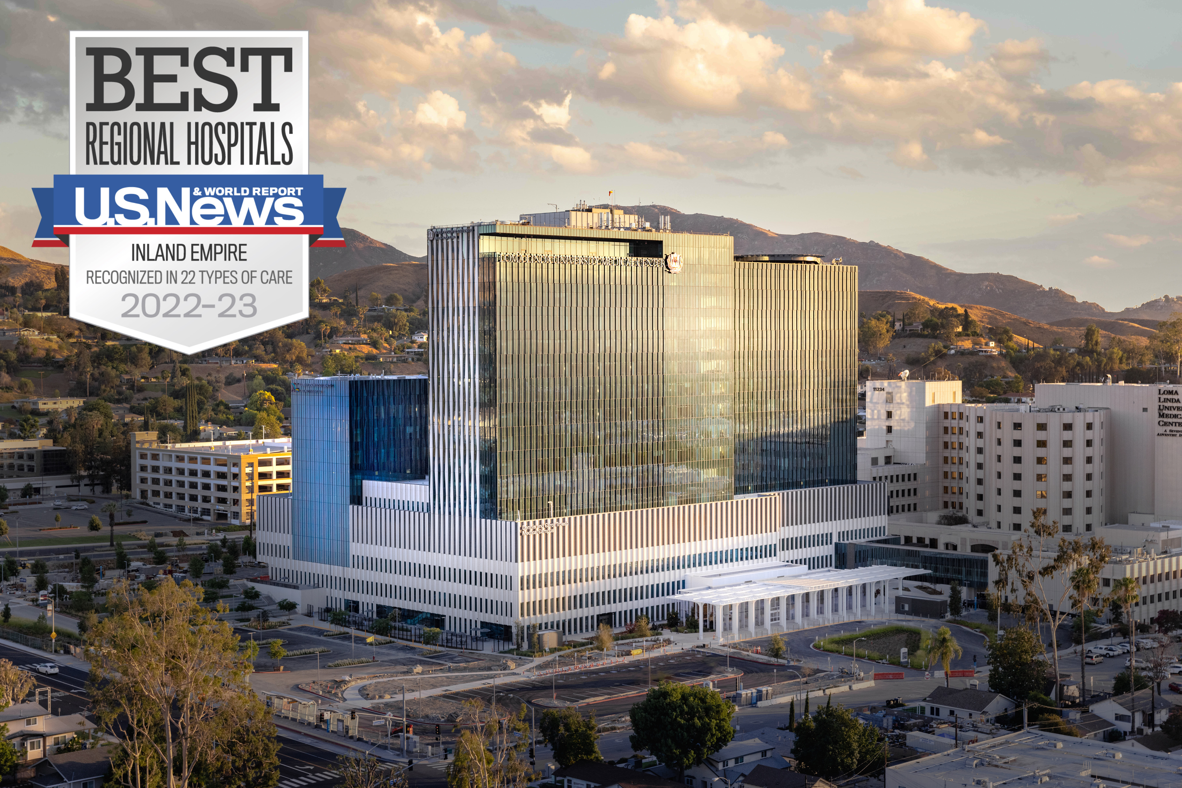 U.S. News & World Report names Loma Linda University Medical Center as Best Hospital in Riverside-San Bernardino metro area