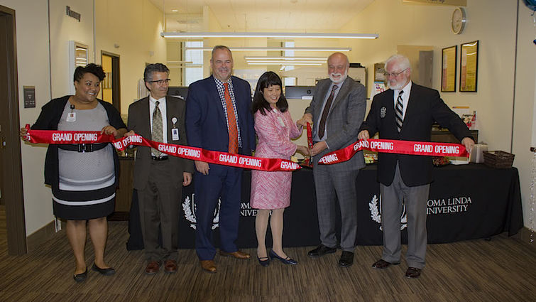A ribbon cutting ceremony was held April 14 to celebrate the opening of the new pharmacy located at Loma Linda University Health – San Bernardino Campus. (photo credit: Briana Pastorino)