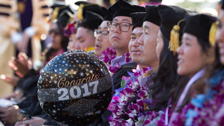 Congratulations to the School of Dentistry class of 2017. photo of graduation ceremony