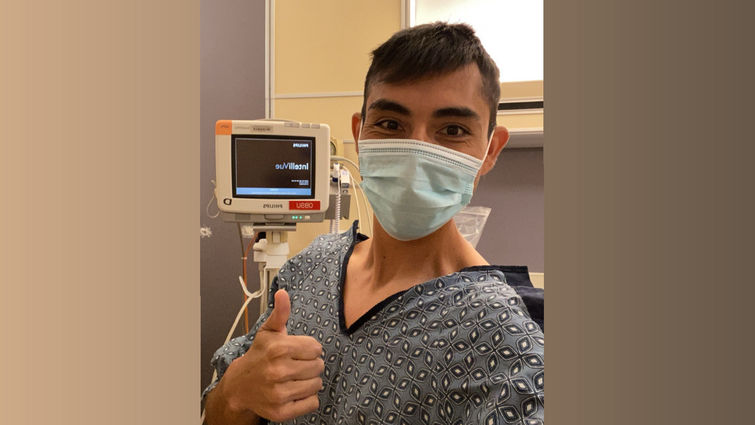 Phillip Gomez underwent three surgeries at Loma Linda University Medical Center to cure him of ulcerative colitis.