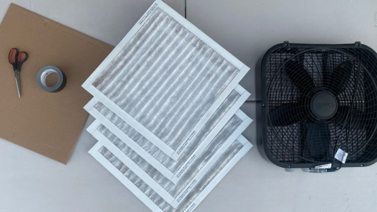 DIY: Corsi-Rosenthal Box Air Filter for Wildfire Smoke - Outside