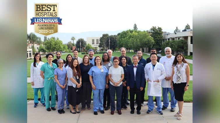 - [ ] The pulmonology and lung surgery teams smile while being recognized for their national ranking