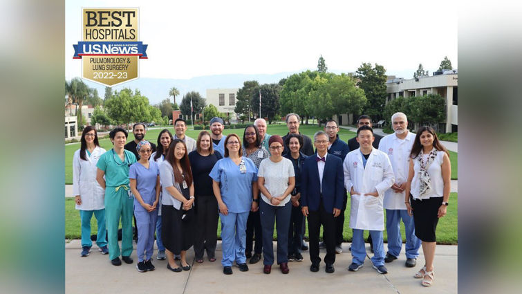 - [ ] The pulmonology and lung surgery teams smile while being recognized for their national ranking