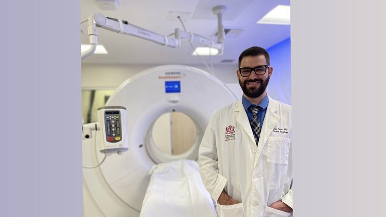 Eric Peters, MD, and fellow radiologists at LLU Cancer Center perform PSMA PET scans for prostate cancer patients and are also offering a new PSMA therapy. Eric Peters, MD, and fellow radiologists at LLU Cancer Center perform PSMA PET scans for prostate cancer patients and are also offering a new PSMA therapy.