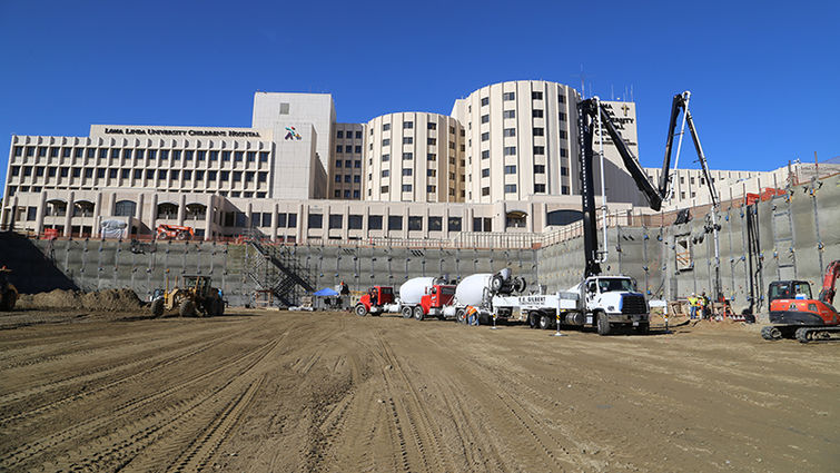 This sizable hole will allow for a large hospital to meet the community’s needs for many decades to come. Excavation on the site of the future new hospital building site