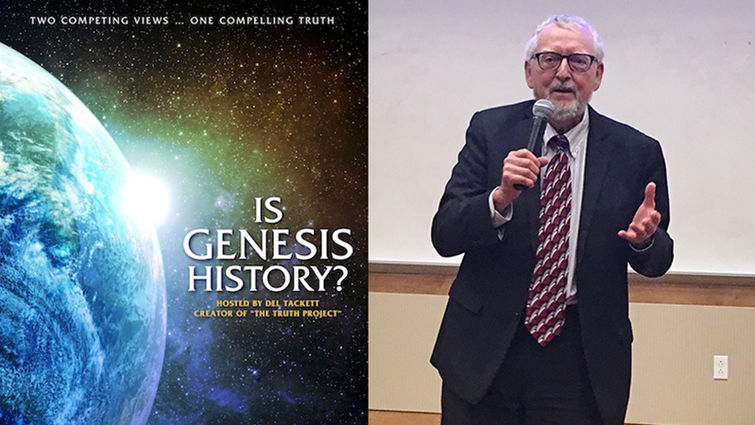 Professor Leonard Brand, PhD, spoke about the film “Is Genesis History?” during a prescreening held at Loma Linda University on Feb. 18. Brand, a creationist scientist, served as an advisor for the film, though he noted he doesn’t agree with all of it.