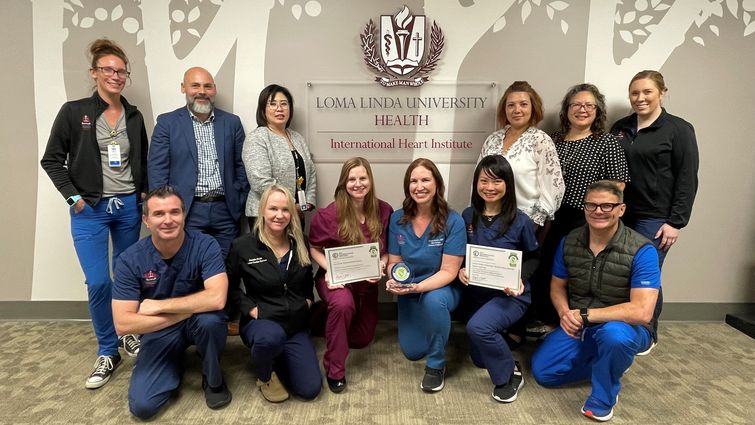 LLUMC’s Heart Failure Program team holds accreditation certificates from the American College of Cardiology for inpatient and outpatient care.