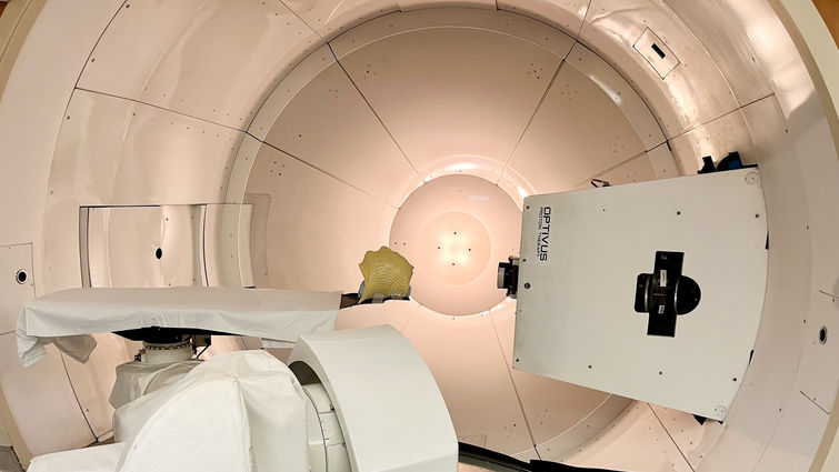 Loma Linda University Cancer Center is one of the few centers in the country to use proton beam apparatus to deliver stereotactic radiosurgery for brain tumor treatment. Loma Linda University Cancer Center is one of the few centers in the country to use proton beam apparatus to deliver stereotactic radiosurgery for brain tumor treatment.