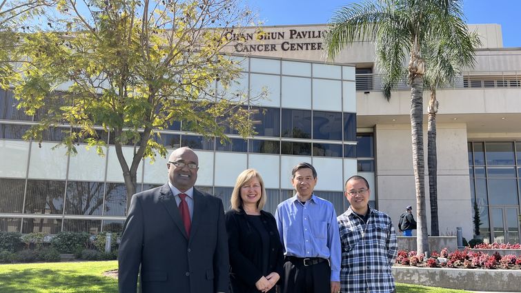 From left: Pramil Singh, Anne Berit Petersen, Daliao Xiao, Yong Li 