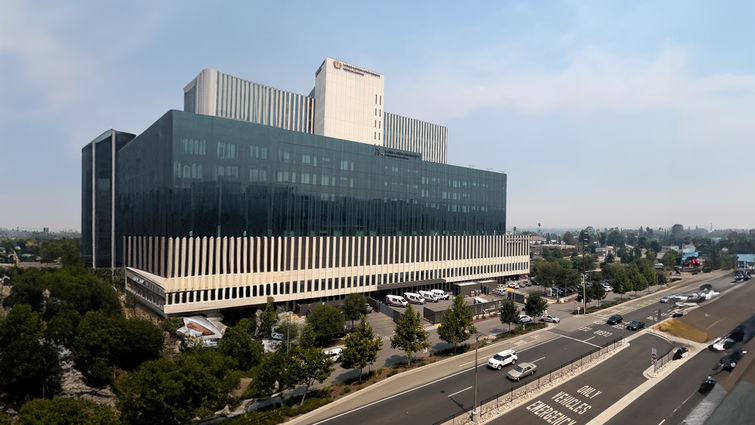 Photo of Loma Linda University Health in the skyline