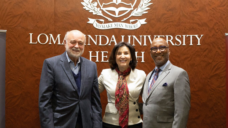 three university representatives