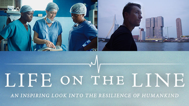 Loma Linda will reach 61 percent of U.S. television households when season three of “Life on the Line” airs nationwide beginning next week. Graphic with title of show