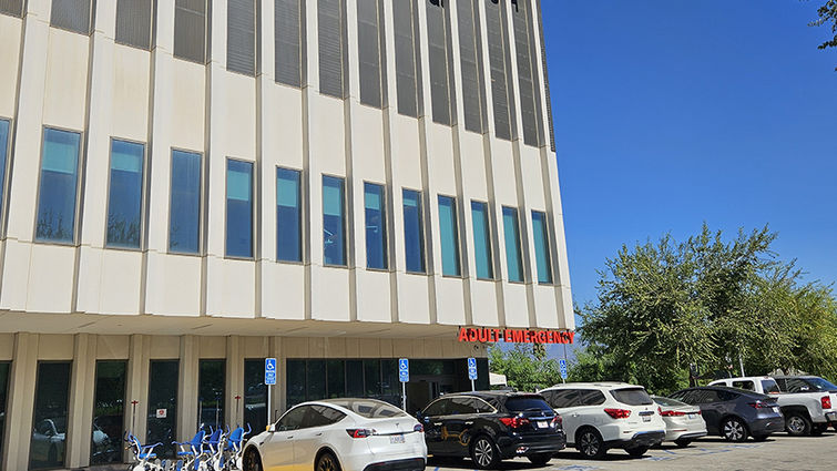 Front of Emergency Room Adult Loma Linda University Health