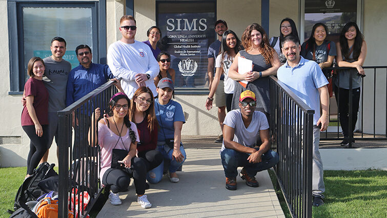 Group photo of Students for International Mission Service in Brazil