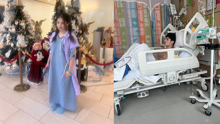 Sophia Grace Moreno and Marcos Nava during their time at Loma Linda University Children’s Hospital Sophia Grace Moreno and Marcos Nava at LLUCH