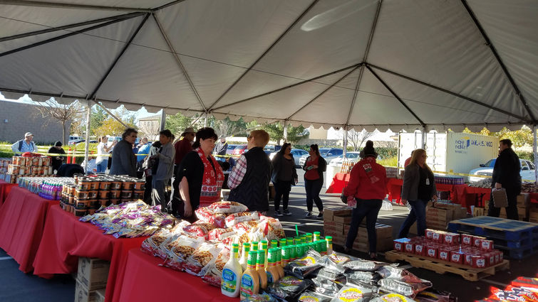 Loma Linda University Health Beaumont-Banning served the communities of Beaumont, Banning and Cherry Hill with its annual food drive on Friday, Dec. 15.