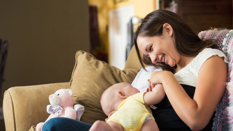 Breastfeeding has many health benefits for both a mom and her baby.