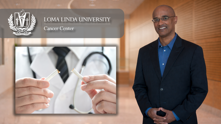 a doctor is seen ripping a cigarette 