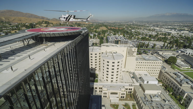 Training flights for the air rescue teams that partner with Loma Linda University Health have started. The new hospital has a helipad on the roof, more than 200 feet above ground level. Training flights begin for air rescue providers