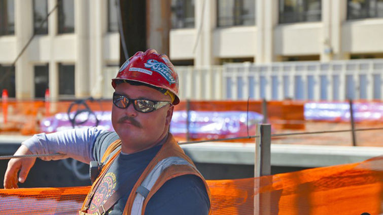 Eddie is a plumb up foreman working on the new Loma Linda University Medical Center.