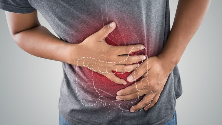 A fecal transplant patient shares her story patient holding their stomach