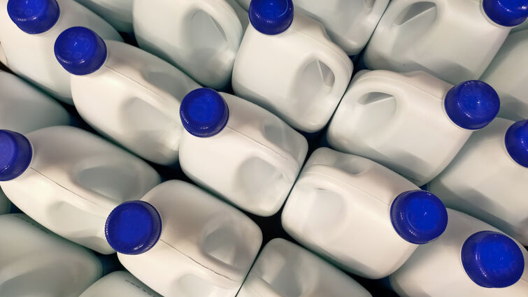 Carafes of bleach