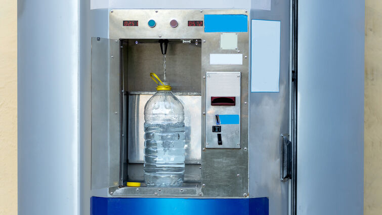 Water dispensing machine