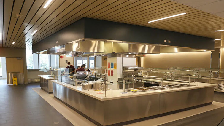 Cafeteria training underway Cafeteria training underway