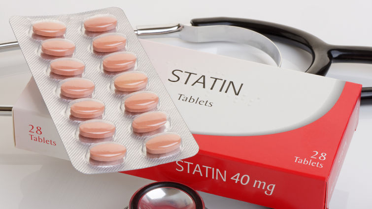 Generic Pack of Statins stock photo