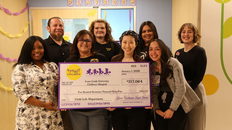 Group photo of Spirit of Children and Child Life Department