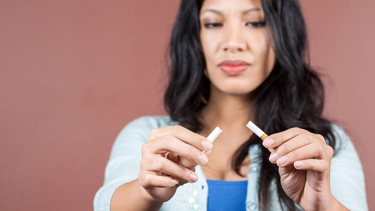 Kicking the tobacco habit is mostly a matter of learning new ways of thinking and acting.
