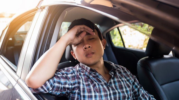 Man in Car