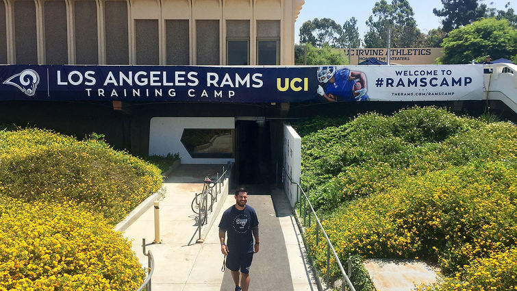 LLU School of Public student tackled a dream assignment with the Los Angeles Rams.