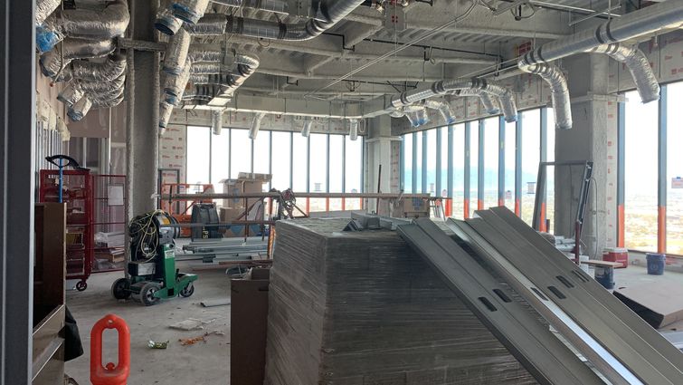 Sixteenth floor progress Sixteenth floor progress