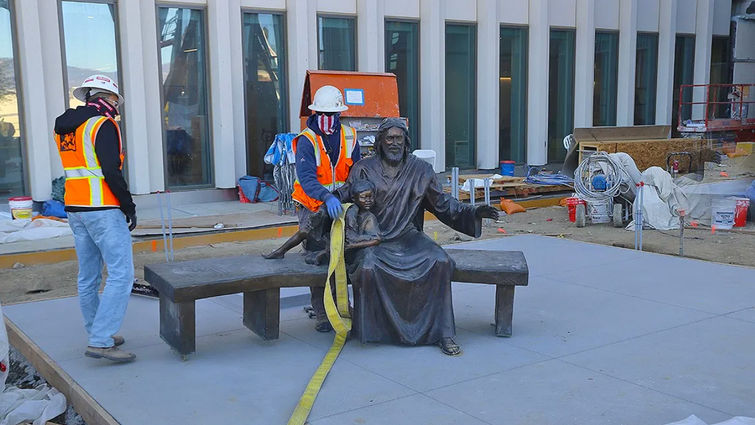 Come Unto Me Sculpture new site Come Unto Me Sculpture new site
