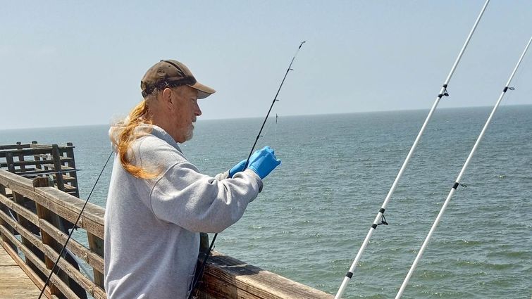 Floyd Butler returned to his favorite hobbies, such as fishing, after undergoing a minimally invasive valve-in-valve procedure at Loma Linda University Medical Center.