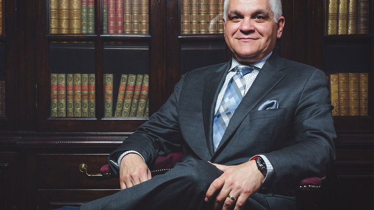 Michael Samardzija, associate vice president for research affairs. (photo by Tanya Musgrave)