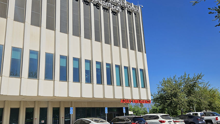 Front of Emergency Room Adult Loma Linda University Health