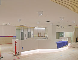 Future hospital main lobby Future hospital main lobby