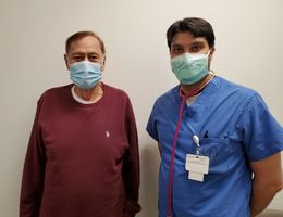 James Corral and Dr. Parekh together