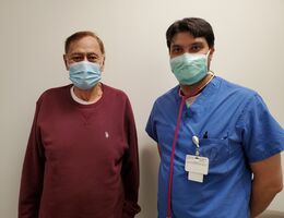 James Corral and Dr. Parekh together