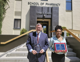 School of Pharmacy dean, faculty member, recognized nationally for immunization efforts
