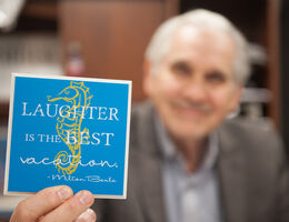 Laughter expert Lee Berk