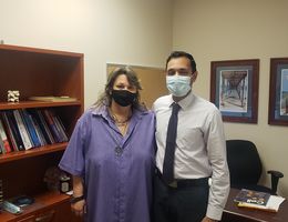 From left: Deborah Horelle, and Dr. Anish Sen