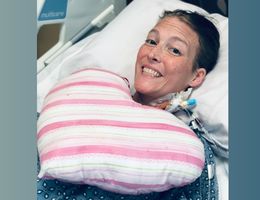 39-year-old Brittany Torres spent months at LLUMC following her diagnosis for peripartum cardiomyopathy and receiving a heart transplant. 39-year-old Brittany Torres